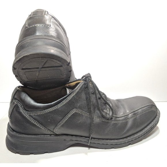 Docker's Trustee Men's Size 12 Medium Black Leather Oxford's - Picture 3 of 7